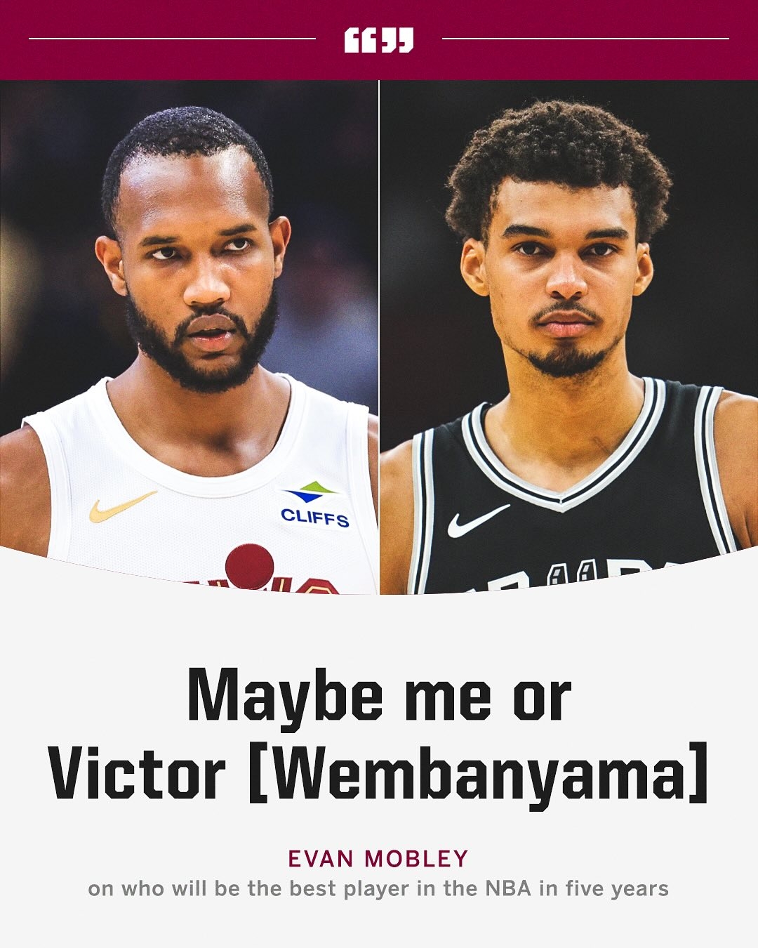  未來5年NBA最好的球員會是誰？莫布里：可能是我或者文班亞馬