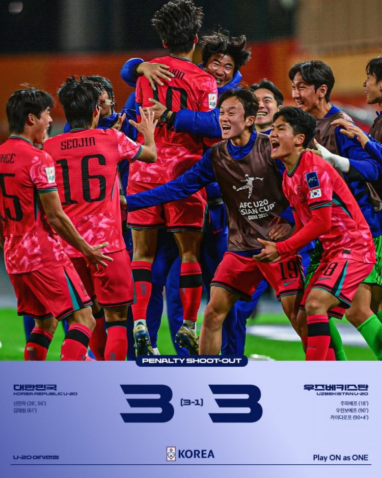  韓國(guó)U20門將：對(duì)撲點(diǎn)很有信心，訓(xùn)練中一度10次射門撲出8次