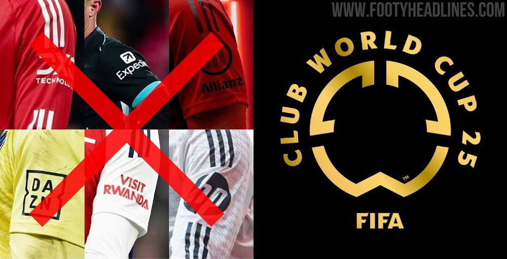  FIFA不允許世俱杯球隊有袖標贊助，需貼上世俱杯徽標