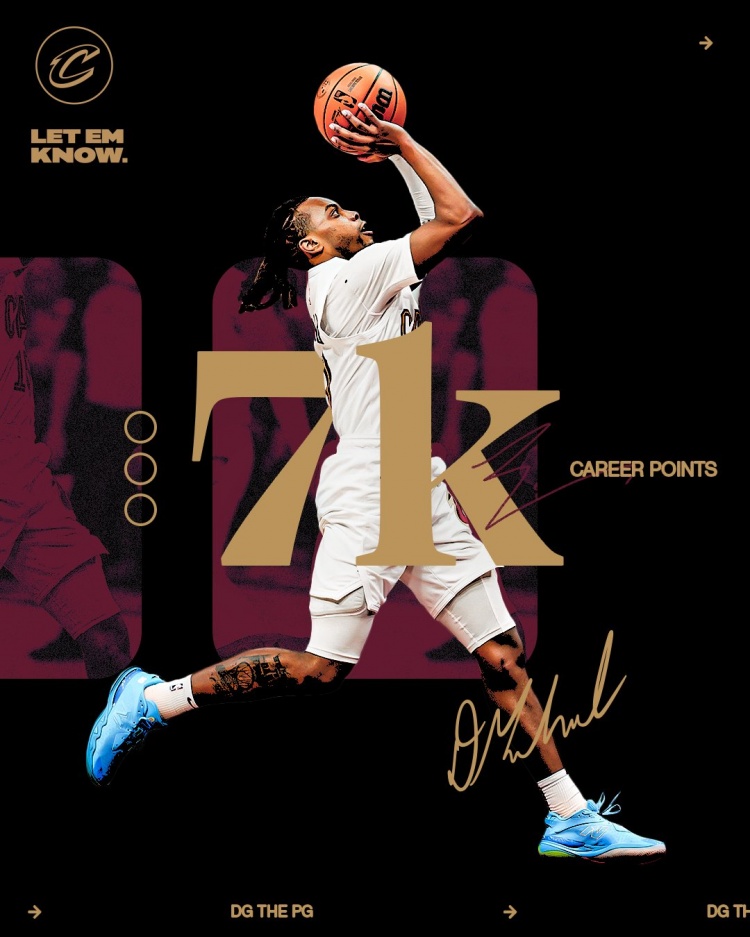  未來可期！加蘭騎士生涯得分達到7000分 隊史第11位！
